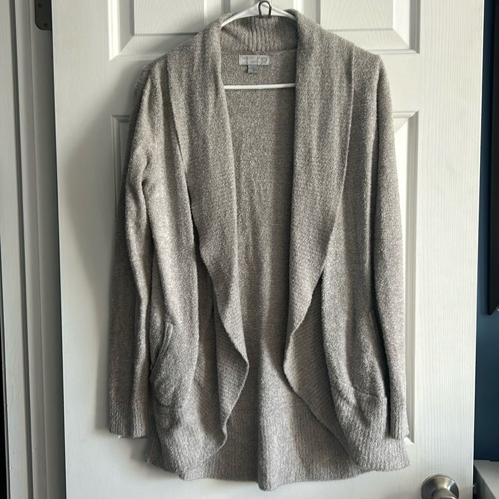 Barefoot Dreams Cozy Chic Lite Cardigan Sweater with Pockets Size M